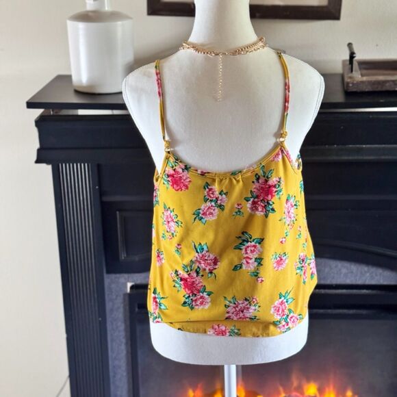 Torrid Tank Top – Yellow Floral – X-Large - Picture 4 of 4